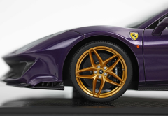 1/12 Ferrari 488 Pista Spider Open roof Viola Hong Kong - Gold