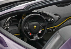 1/12 Ferrari 488 Pista Spider Open roof Viola Hong Kong - Gold