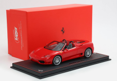 1/18 BBR Ferrari 360 Modena Spider automatic gear Rosso Corsa - Black