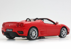 1/18 BBR Ferrari 360 Modena Spider automatic gear Rosso Corsa - Black