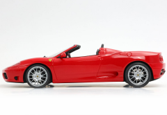 1/18 BBR Ferrari 360 Modena Spider automatic gear Rosso Corsa - Black