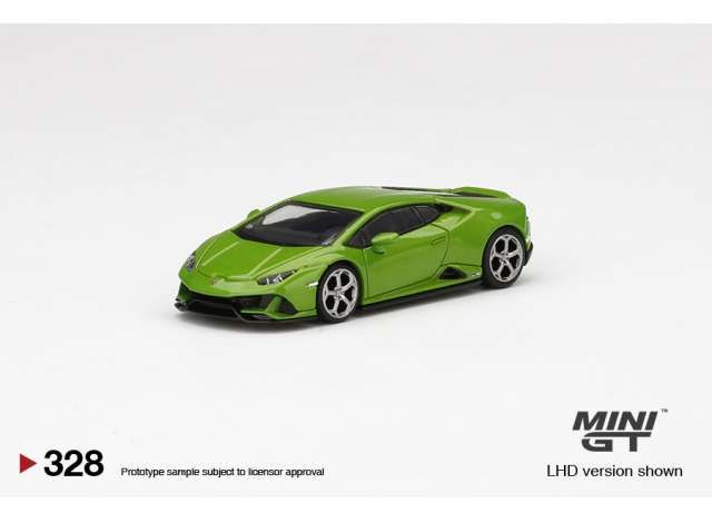 1/64 Lamborghini Huracán EVO Verde Mantis, green