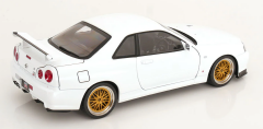 1/12 KK SCALE Nissan R34 Skyline GT-R V-Spec II White - KKDC120213-2