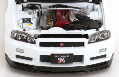 1/12 KK SCALE Nissan R34 Skyline GT-R V-Spec II White - KKDC120213-2