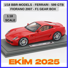 1/18 BBR-MODELS - FERRARI - 599 GTB FIORANO 2007 - F1 GEAR BOX - CAMBIO F1