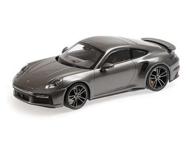 2020 Porsche 911 (992) Turbo S, grey