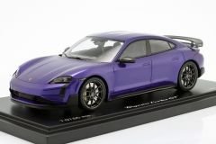 SPARK-MODEL - PORSCHE - TAYCAN TURBO GT (J1.2) WEISSACH PACKAGE 2024 - CON VETRINA - WITH SHOWCASE