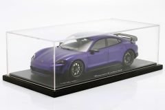 SPARK-MODEL - PORSCHE - TAYCAN TURBO GT (J1.2) WEISSACH PACKAGE 2024 - CON VETRINA - WITH SHOWCASE