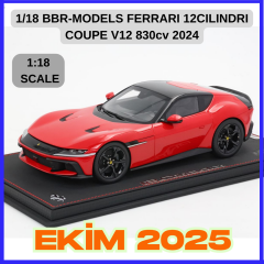 1/18 BBR-MODELS - FERRARI - 12CILINDRI COUPE V12 830cv 2024