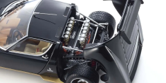 1/18 Kyosho Lamborghini Miura SVR (Black/Gold) - KYO8319BG