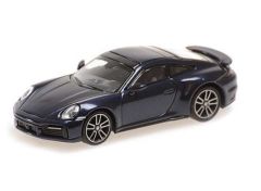 2020 Porsche 911 (992) Turbo S, blue metallic