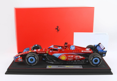 1/18 BBR-MODELS - FERRARI - F1 SF-24 TEAM SCUDERIA FERRARI N 16 3rd MIAMI GP 2024 CHARLES LECLERC