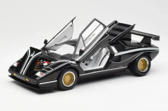 1/18 Kyosho Lamborghini Countach LP500R, schwarz/weiss - KYO8320C0
