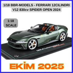 1/18 BBR-MODELS - FERRARI - 12CILINDRI V12 830cv SPIDER OPEN 2024