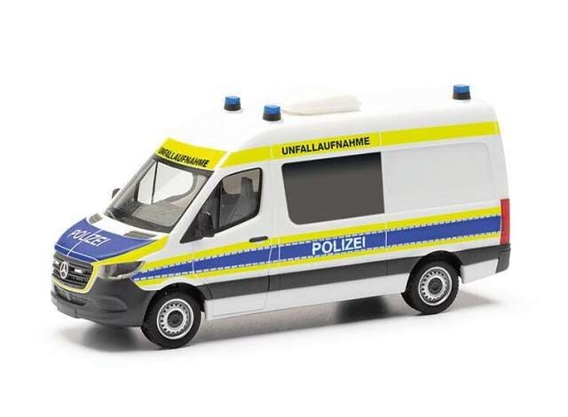 1/87 Mercedes-Benz Sprinter 18 HD *Polizei NRW/Unfallaufnahme*, blue/yellow/white