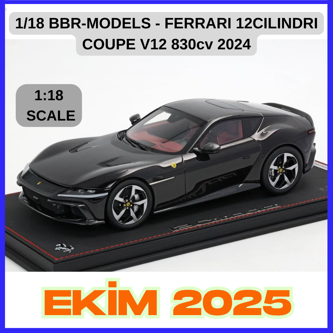 1/18 BBR-MODELS - FERRARI - 12CILINDRI COUPE V12 830cv 2024