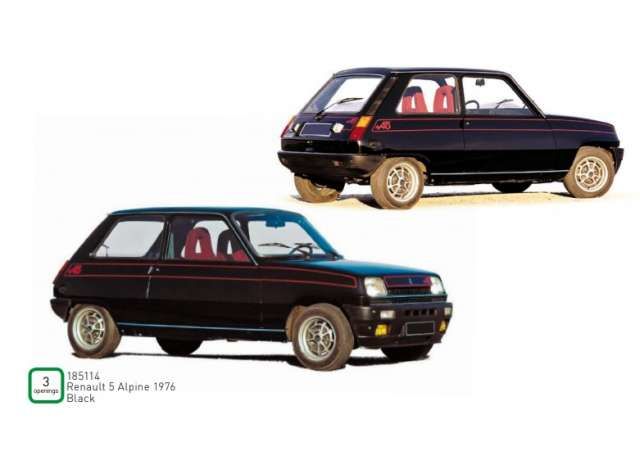1976 Renault 5 Alpine, black