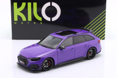 1/18 Kengfai & Kilo Works Audi RS4 Darwin (Violet Purple Metallic) - VAKW02301