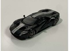 2018 Ford GT, black with silver stripes