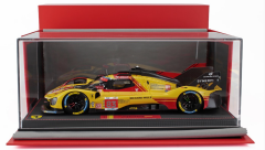 1/18 BBR-MODELS - FERRARI - 499P 3.0L TURBO V6 TEAM AF CORSE N 83 24h LE MANS 2024 ROBERT KUBICA - ROBERT SHWARTZMAN - YIFEI YE