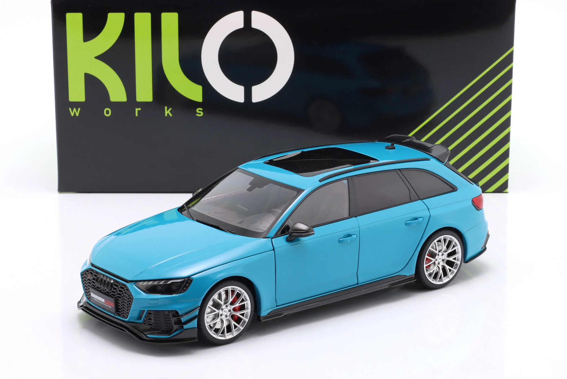 1/18 Kengfai & Kilo Works Audi RS4 Darwin (Blue Metallic) - VAKW02303