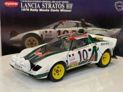 KYOSHO - LANCIA - STRATOS HF ALITALIA N 10 WINNER RALLY MONTECARLO 1976 S.MUNARI - S.MAIGA