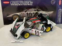 KYOSHO - LANCIA - STRATOS HF ALITALIA N 10 WINNER RALLY MONTECARLO 1976 S.MUNARI - S.MAIGA