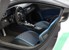 1/18 BBR Maserati MC20 ((Bianco Audace White with Italian Flag) Diecast Car Model Limited 60 Pieces