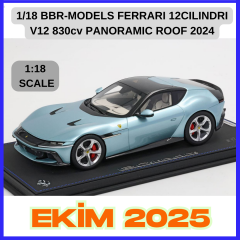 1/18 BBR-MODELS - FERRARI - 12CILINDRI V12 830cv PANORAMIC ROOF 2024