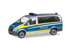 1/87 Mercedes Benz Vito Police Saarland, silver/blue