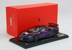 1/18 BBR Ferrari SF90 XX Stradale chamaleon - tetto nero - dettagli bianchi