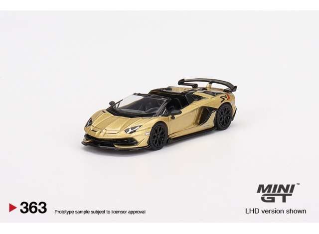 1/64 Lamborghini Aventador SVJ Roadster, gold