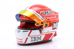1/2 MINI HELMET - BELL HELMET - CASCO HELMET F1 CHARLES LECLERC TEAM FERRARI HP N 16 SEASON 2025 - 4100413