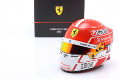 1/2 MINI HELMET - BELL HELMET - CASCO HELMET F1 CHARLES LECLERC TEAM FERRARI HP N 16 SEASON 2025 - 4100413