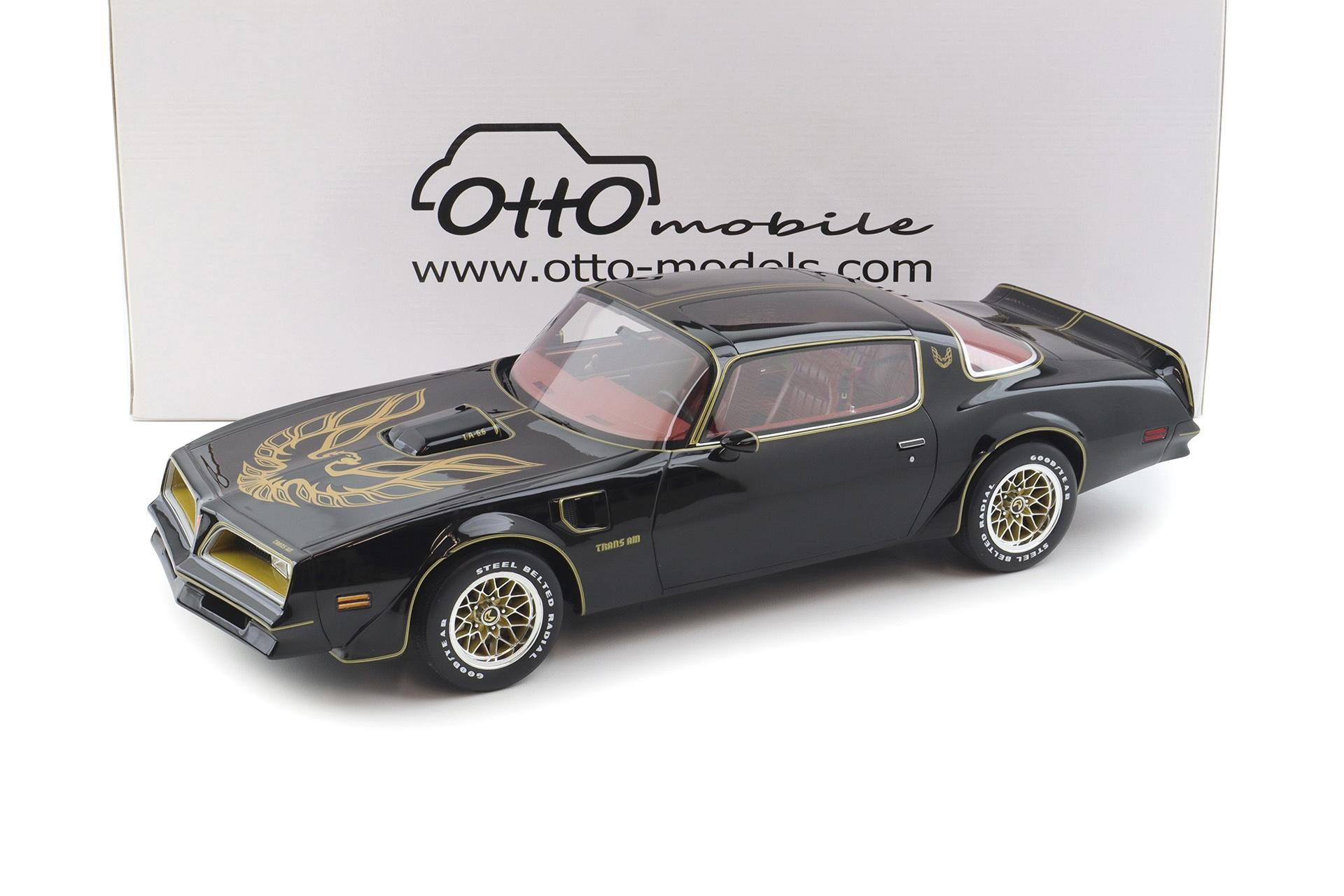1/12 OTTO Pontiac Firebird Trans Am Starlight black Smokey and Bandit 1978 - G098