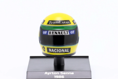 1/10 MINICHAMPS - BELL HELMET - F1 CASCO HELMET AYRTON SENNA LOTUS 98T TEAM JOHN PLAYER SPECIAL N 12 SEASON 1986 - 540388612