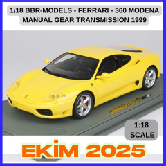1/18 BBR-MODELS - FERRARI - 360 MODENA MANUAL GEAR TRANSMISSION 1999