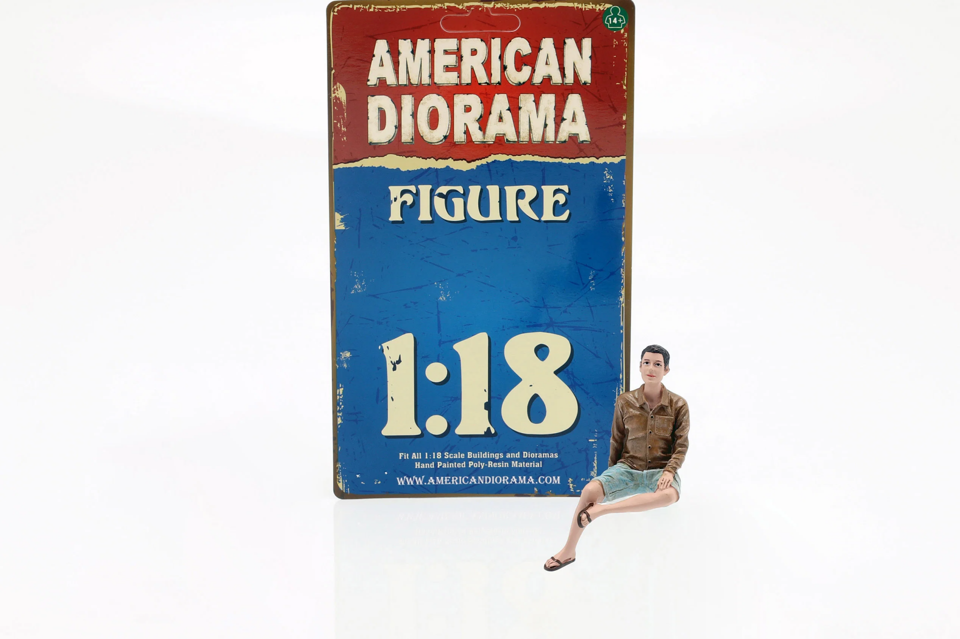 1/18 American Diorama figure A Seated Couple III - AD38217