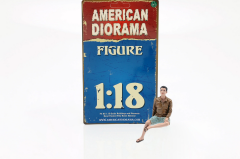 1/18 American Diorama figure A Seated Couple III - AD38217