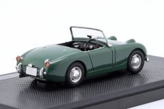 Ebbro Austin Healey Sprite Mk1 year 1958 dark green 1:43