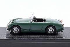 Ebbro Austin Healey Sprite Mk1 year 1958 dark green 1:43