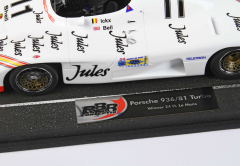 1/18 BBR-MODELS - PORSCHE - TYPE 935 936/81 2.3L TURBO FLAT-6 TEAM PORSCHE SYSTEM N 11 WINNER 24h LE MANS 1981 J.ICKX - D.BELL