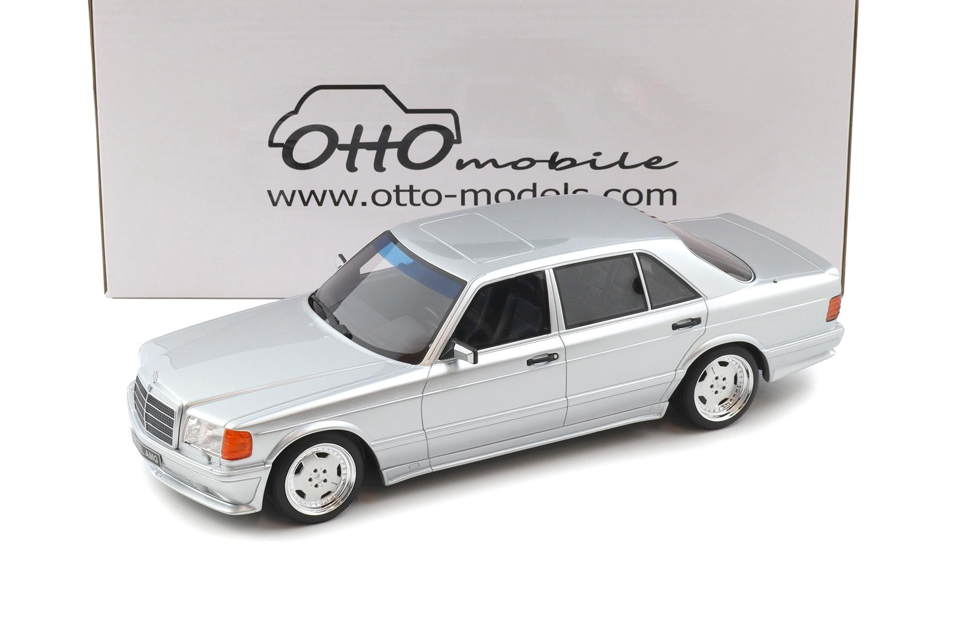 1/18 OTTO MERCEDES-BENZ 560 (W126) 6.0 SEL AMG BRILLIANT SILVER 1989 - OT1251