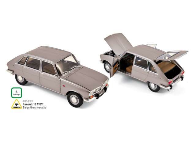1968 Renault 16, grey metallic