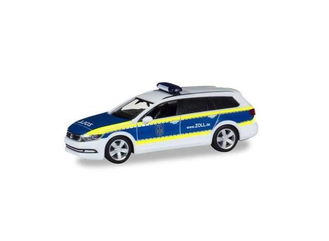 1/87 Volkswagen Passat Variant GTE *Zoll, white/yellow/blue