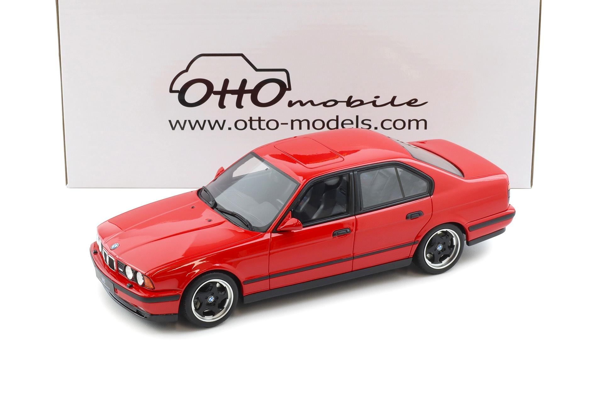 1/18 OTTO BMW E34 M5 20 JAHRE MUGELLO RED 274 1992 - OT1247
