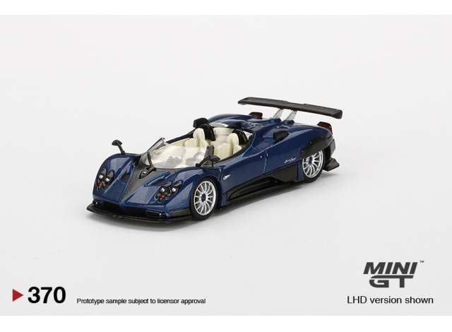 1/64 Pagani Huayra HP Barchetta, blue tricolor