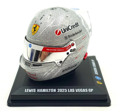 1/5 LookSmart F1 Helmet Lewis Hamilton 2025 Las Vegas GP Ferrari - LSHEL027