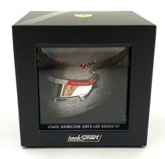 1/5 LookSmart F1 Helmet Lewis Hamilton 2025 Las Vegas GP Ferrari - LSHEL027