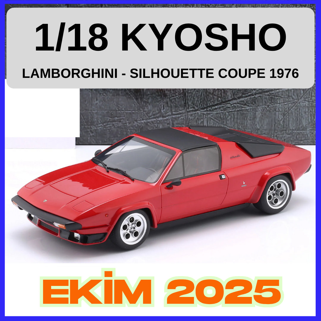 1/18 KYOSHO - LAMBORGHINI - SILHOUETTE COUPE 1976